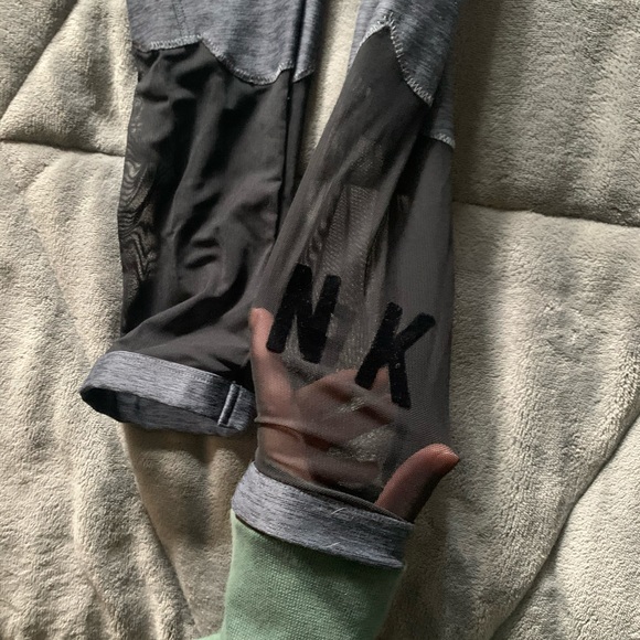 vs pink dark grey basic athletic leggings - Picture 8 of 11